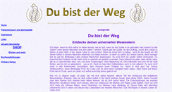 Desktop Screenshot of du-bist-der-weg.com