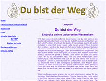 Tablet Screenshot of du-bist-der-weg.com